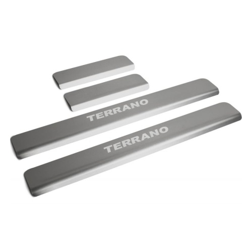 Накладки на пороги NISSAN Terrano 2014~ RIVAL