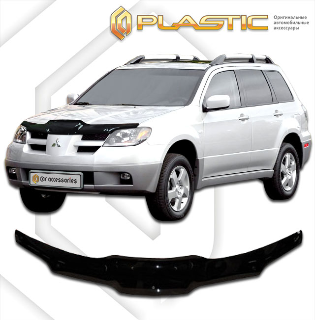 Спойлер капота MITSUBISHI OUTLANDER 2005-2009г Carl Steelman