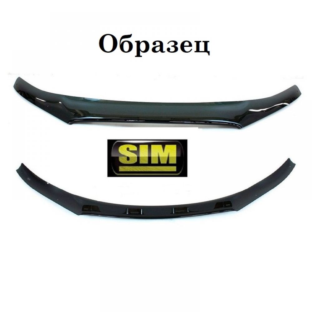 Kia CERATOl (2013-2016) темный, Дефлектор капота SIM