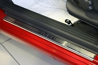 Накладки на пороги CHEVROLET Aveo 2012-