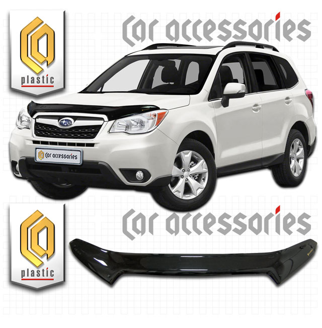 Subaru Forester (2013-) Дефлектор капота SIM