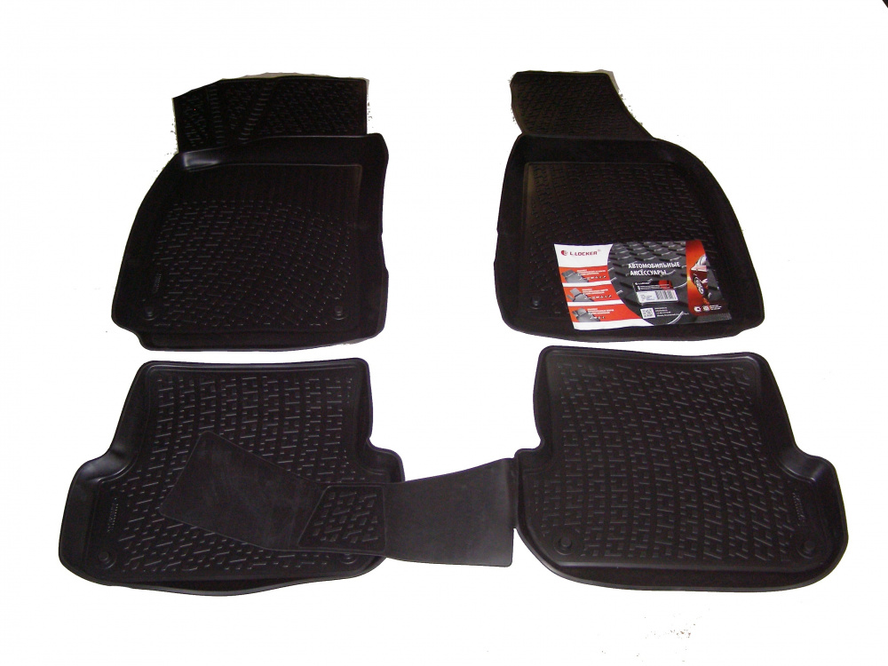 Audi A4 (2004-2008) 3D Ковры салона полиуретановые