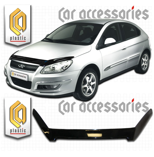 Chery M11 sedan/hatchback (2008-) Дефлектор капота 