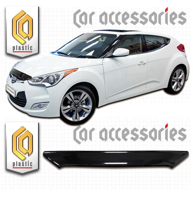 Hyundai Veloster (2011-) Дефлектор капота 