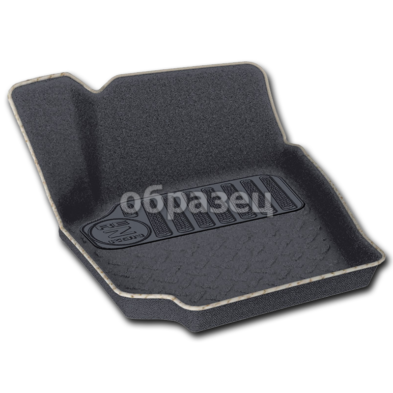 Toyota LC 200 3D Ковры салона текстильные Rezkon