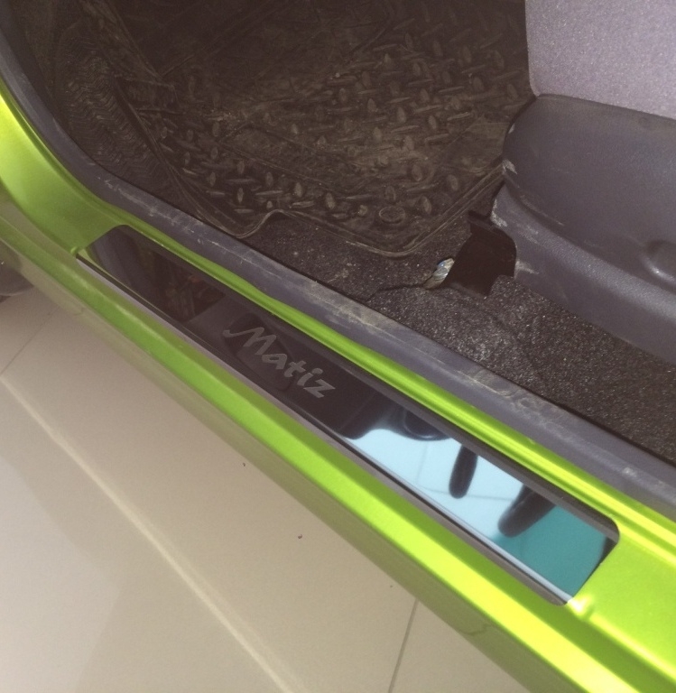Накладки на пороги DAEWOO Matiz