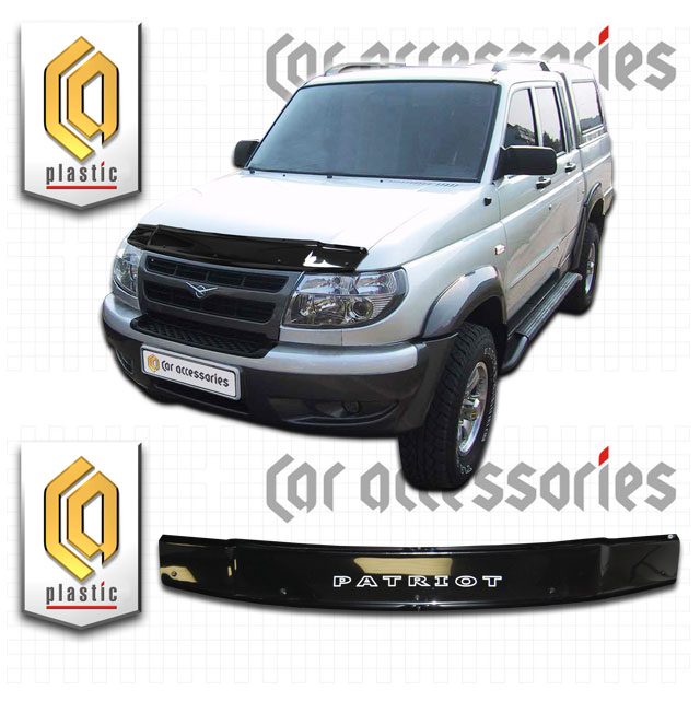 UAZ-Patriot 2005- Дефлектор капота 