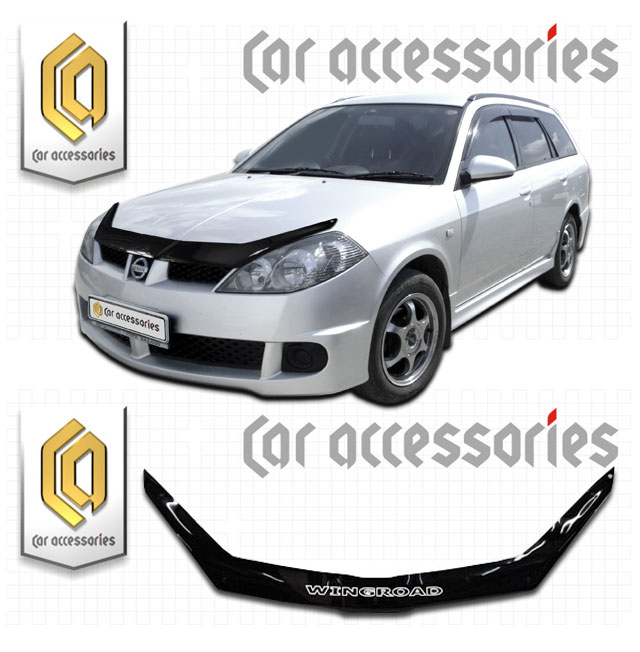 Спойлер капота Nissan Wingroad (Y11) (2002-2005) Carl Steelman