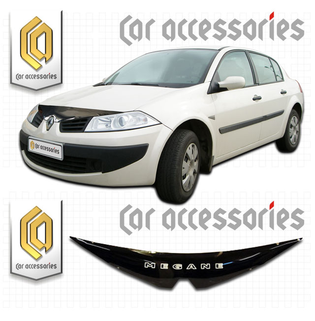 Renault Megane 3 (2009-)  Дефлектор капота 