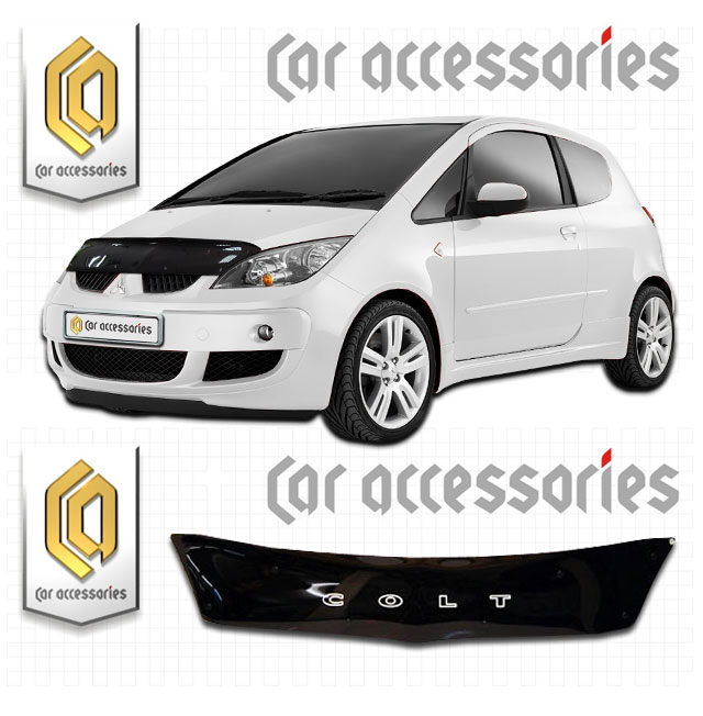 Mitsubishi Colt (2006-) Дефлектор капота 