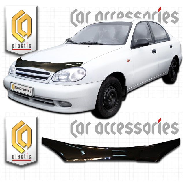 Chevrolet Lanos (2002-) Дефлектор капота VAD