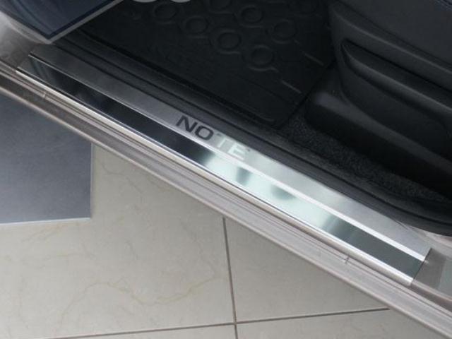 Накладки на пороги NISSAN Note 2005-2014