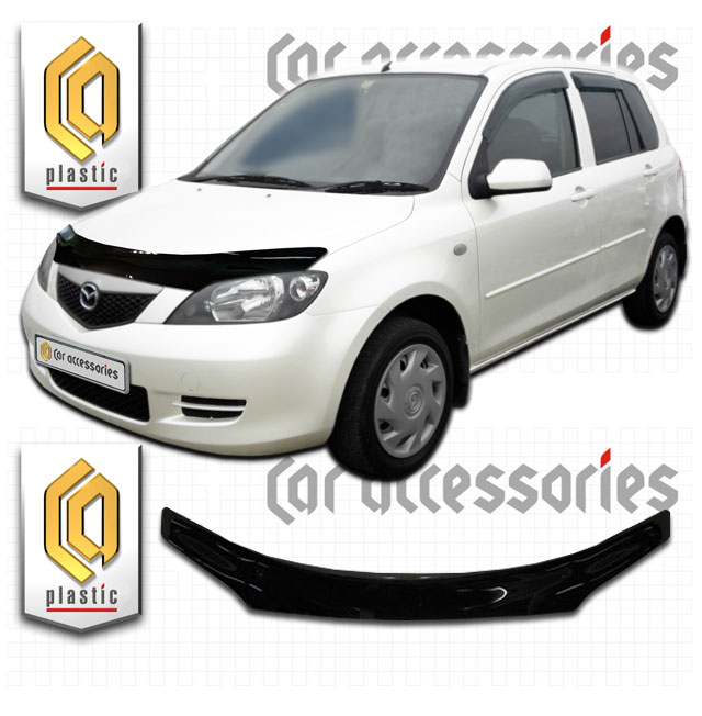Mazda 2 (2002-2008) Дефлектор капота 