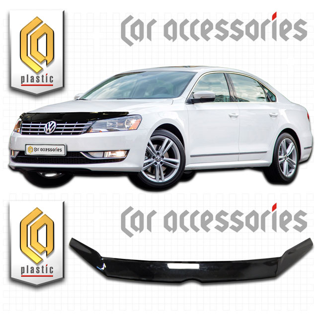 Volkswagen Passat B7 (2010-) Дефлектор капота 