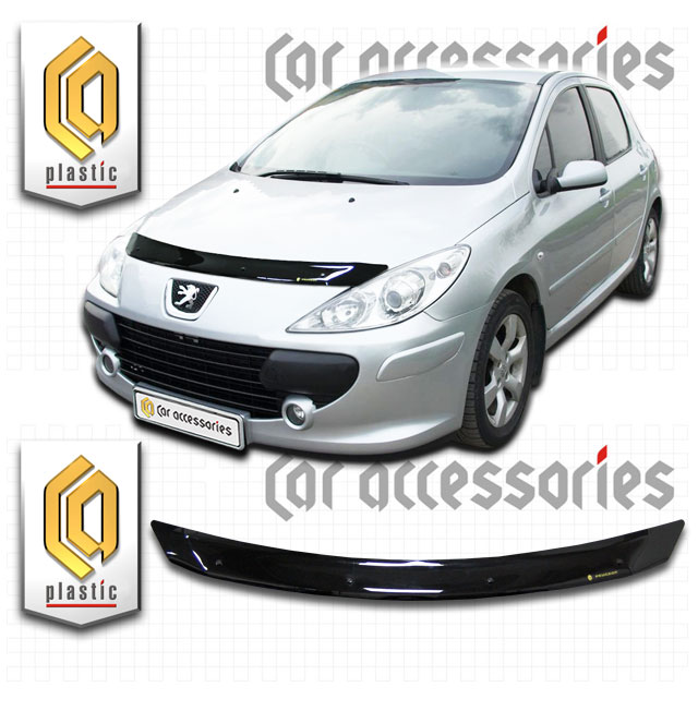 Peugeot 307 hatchback (2005-2008) Дефлектор капота 