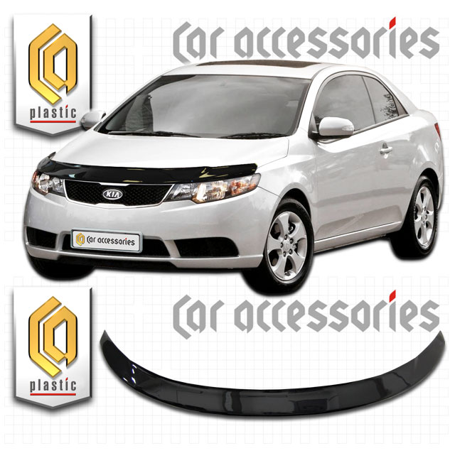 Kia Cerato Coup (2010-) Дефлектор капота 
