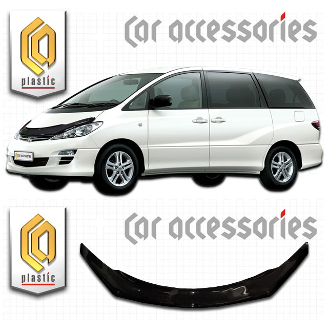 Toyota Previa (2000-) Дефлектор капота 