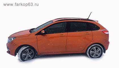 Рейлинги LADA X-RAY серебро