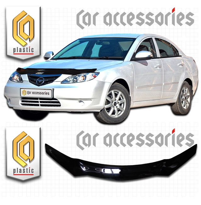 Haima 3 (2010-2013) Дефлектор капота 