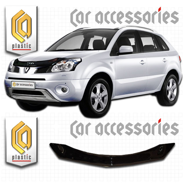 Renault Koleos (2008-2011) Дефлектор капота VIP TUNING
