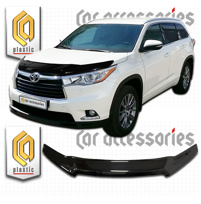 Toyota Highlander (2011-) Дефлектор капота ДН
