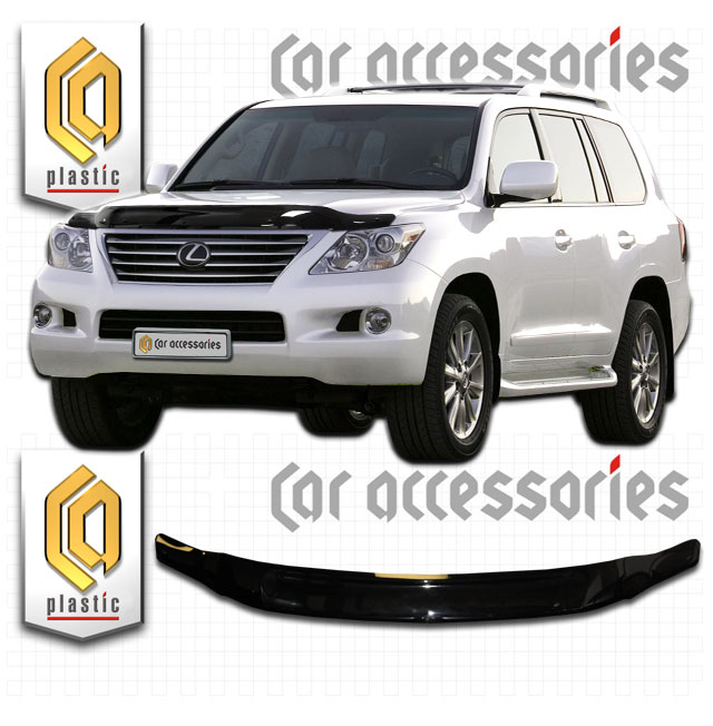 Lexus LX570 (2007-) Дефлектор капота  SIM